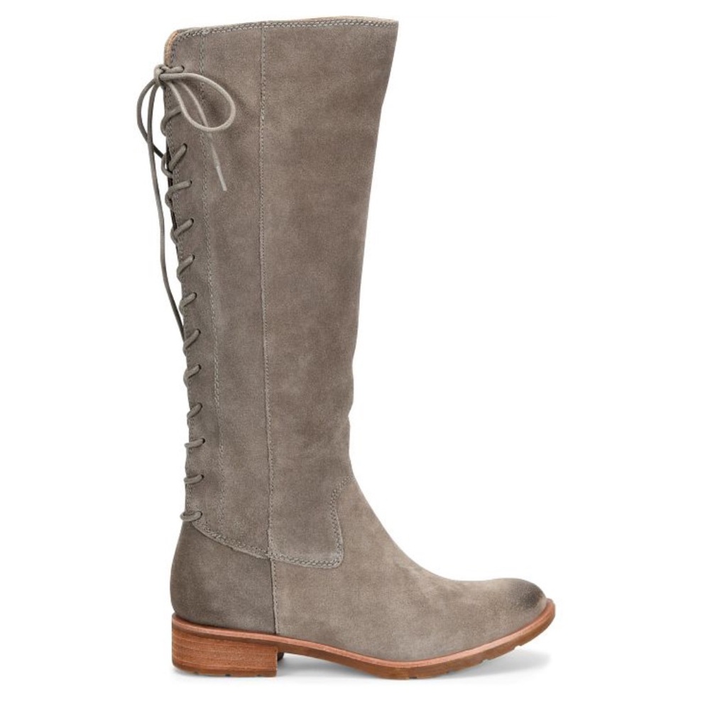 Brand new/never worn Sofft Sharnell II Pietra Grey Suede Knee-High Boots